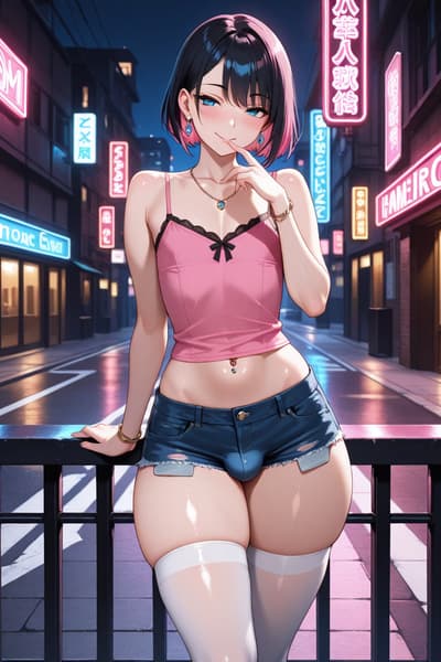 My surprise blind date is a femboy