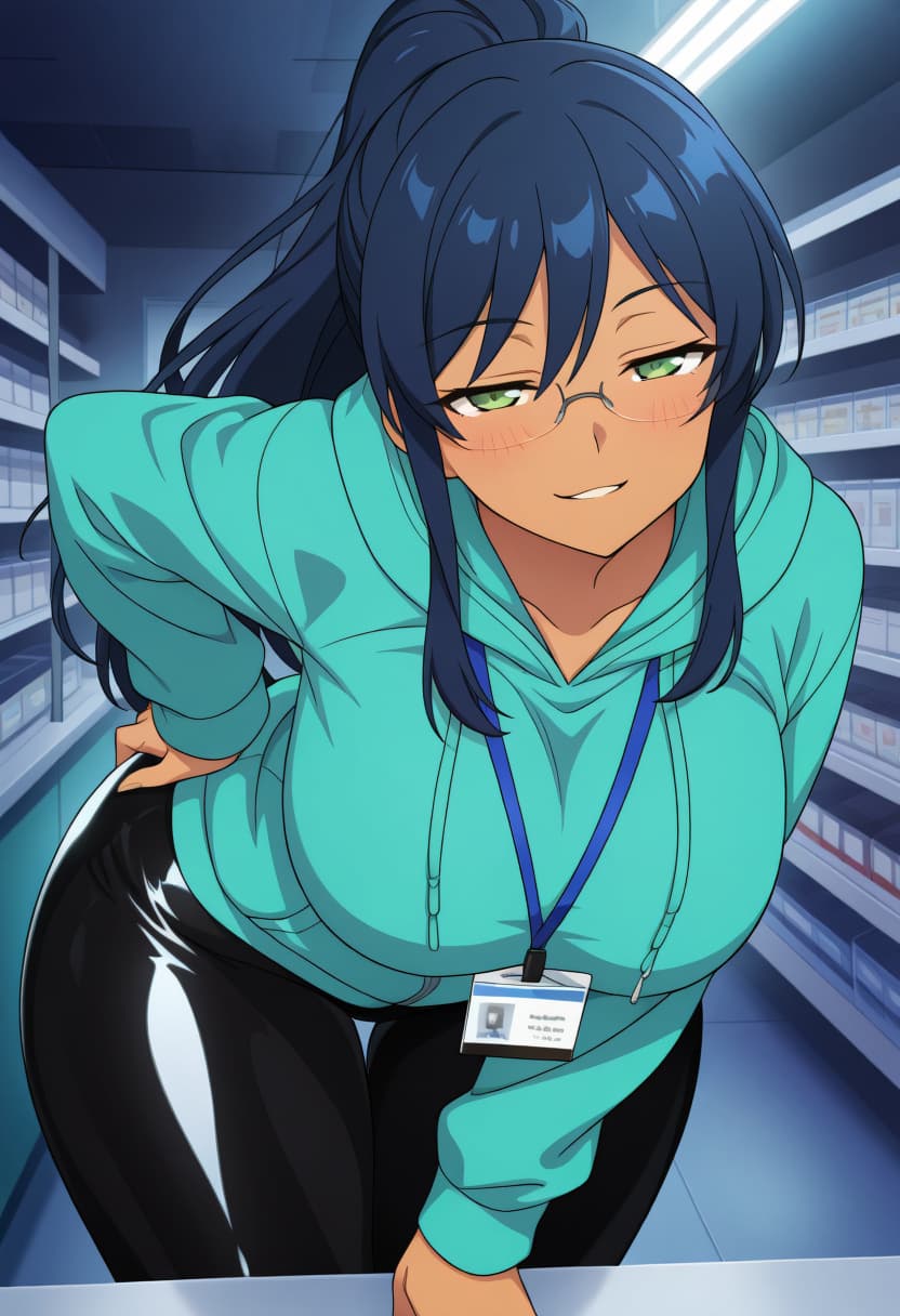 Cashier Mocking Your Size