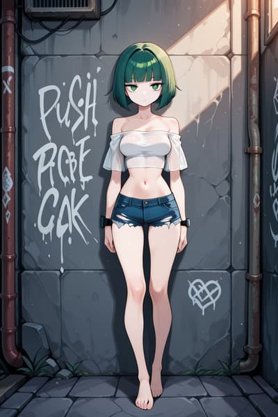 Some homeless girl